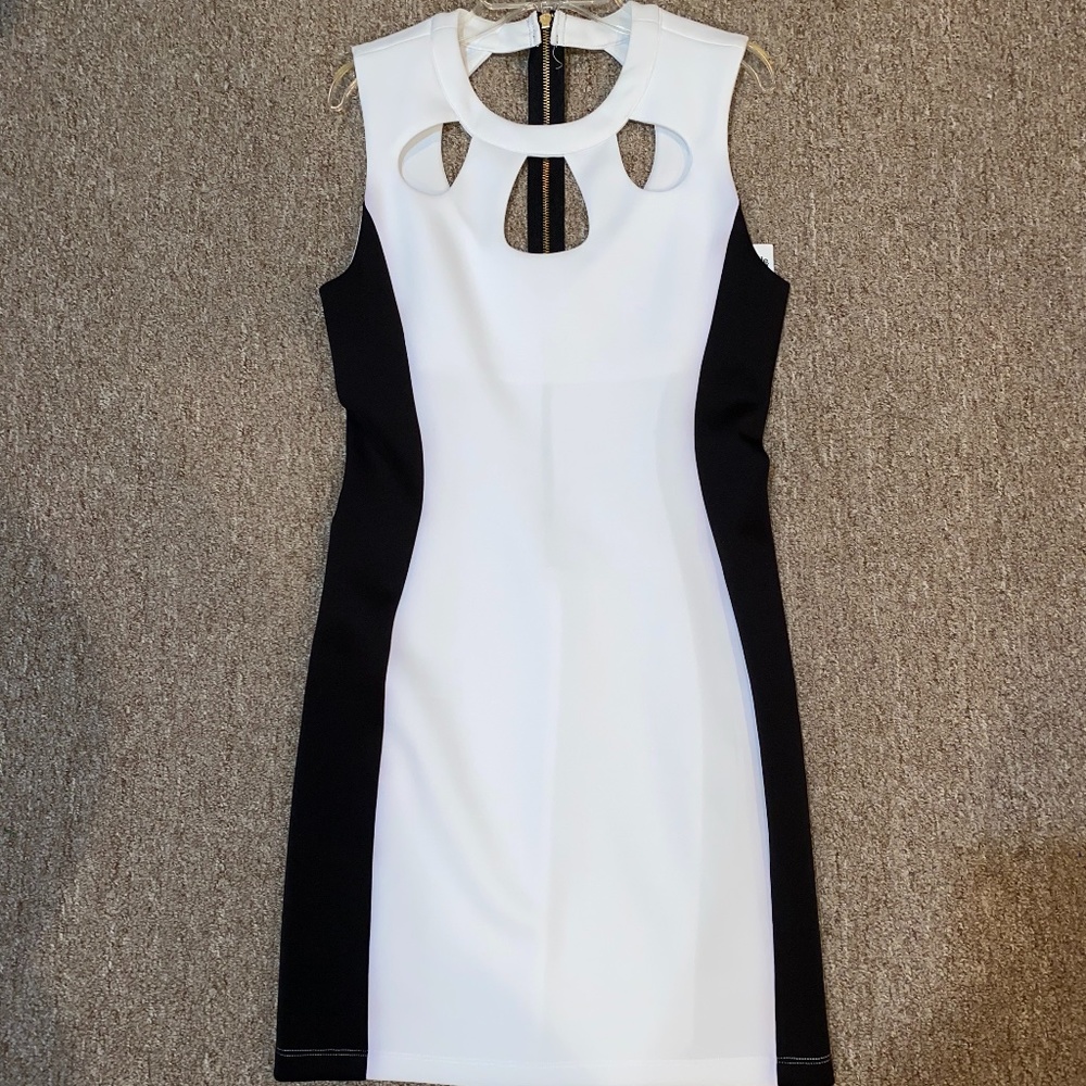 Black and white dress